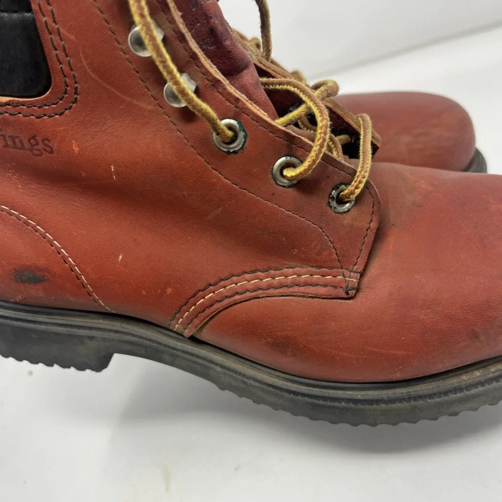 Vintage Red Wing Steel Toe Work Boots 29064 Supersole ANSI Z41 PT83 Mens 7.5 D